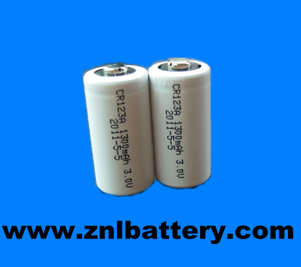 CR123A  Li/MnO2 Cylindrical Batteries